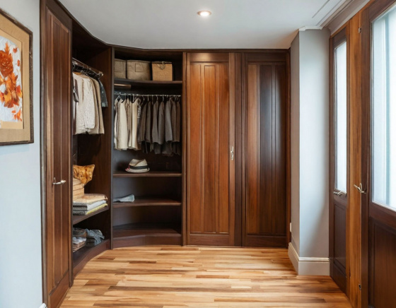 Угловой шкаф с радиусными элементами «Корнер»